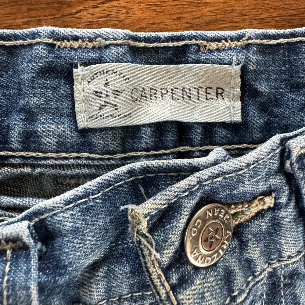 Arizona Jean Co Boy Carpenter Jeans Blue Denim 10 Slim Medium Wash Vintage Style - Picture 3 of 7